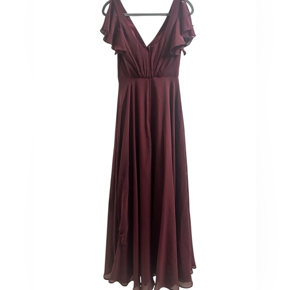 CELEBRATE DB STUDIO Dress with Flutter Sleeve Full Skirt Size 2 - Picture 16 of 16